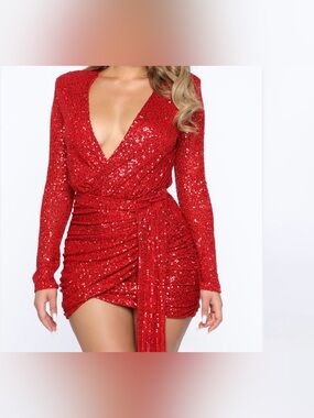 Center Stage Sequin Mini Dress - Women